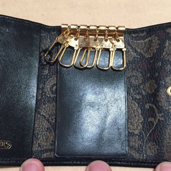 Vintage NWT Louvier clutch with bifold & keychain wallet - Picture 5 of 7